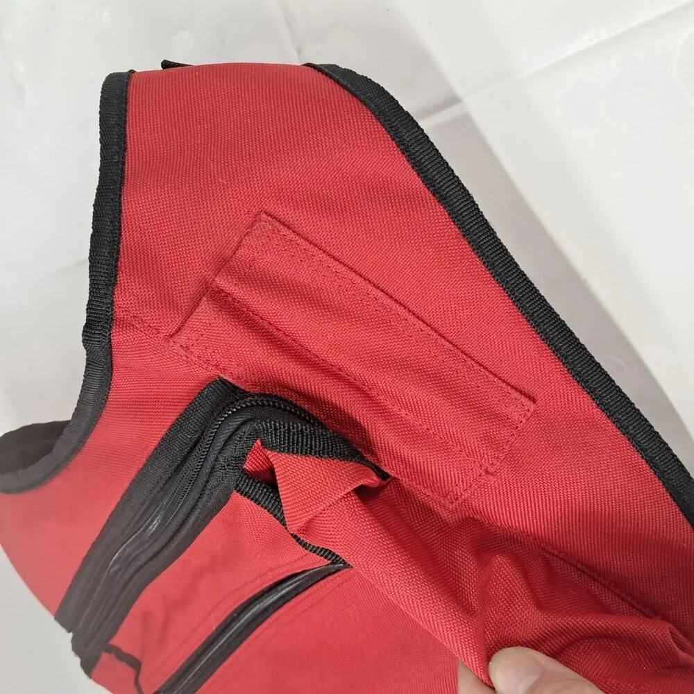 Everest Messenger Bag Red black‎ crossbody travel men women unisex Vintage